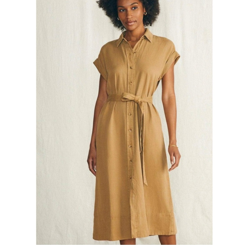 Faherty // Arlie Midi Shirtdress